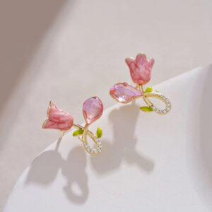 Tulip Petal Earrings