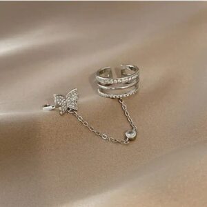 Butterfly Cuff Mittens Ring