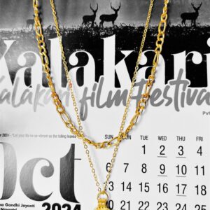 Dainty Onyx Layered Necklace