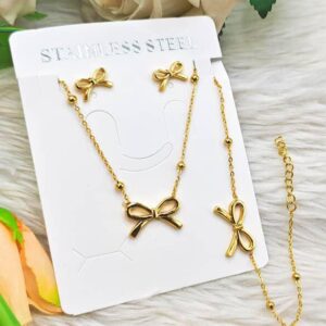Golden Bow Grace Set